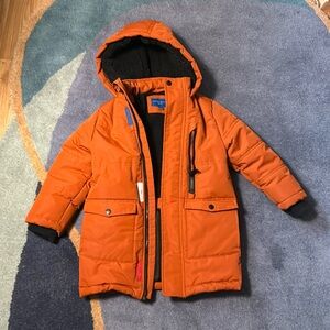 Boys orange puffer